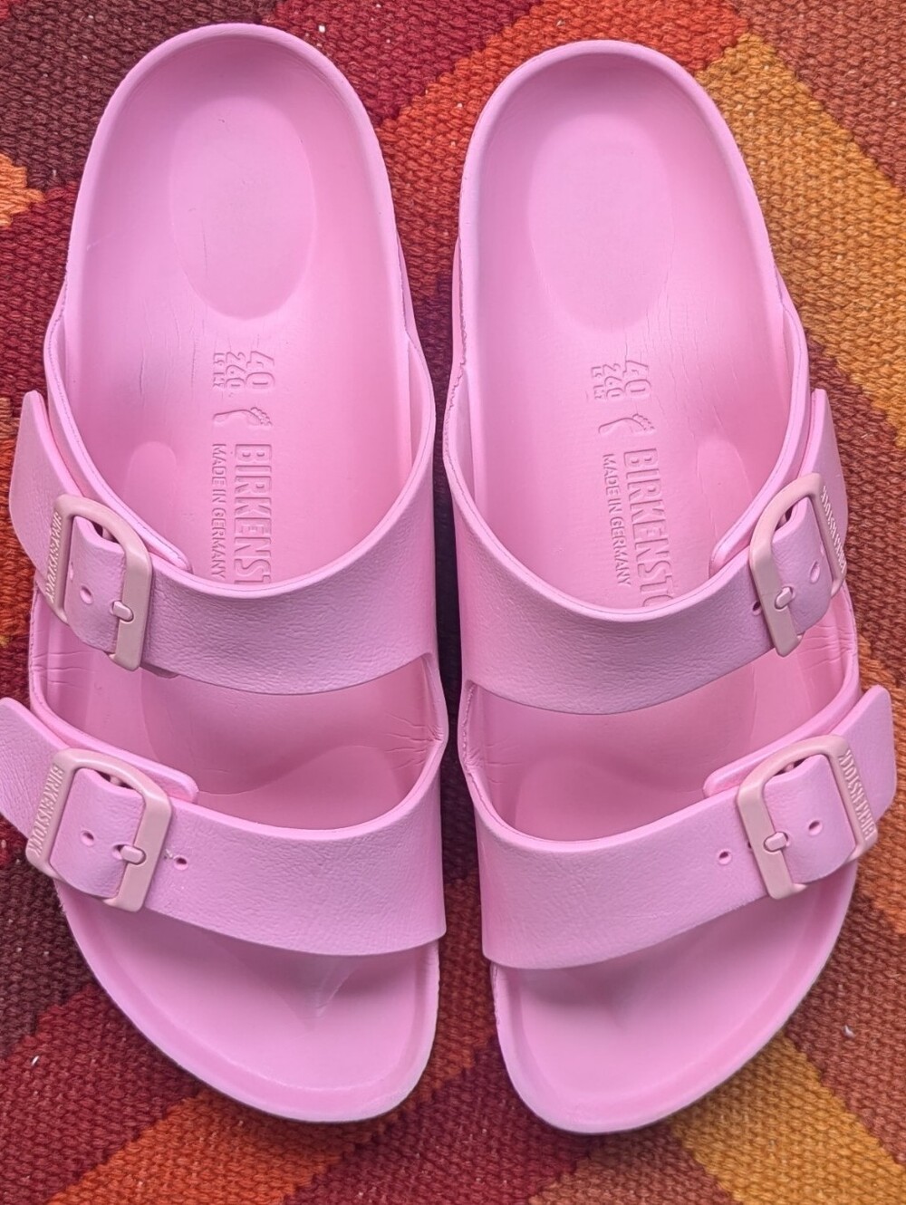 Birkenstock Pink Arizona Eva Sandals